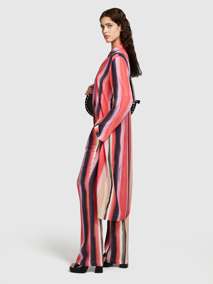Printed trousers - women's palazzo trousers - Multi-color | Sisley image number 2